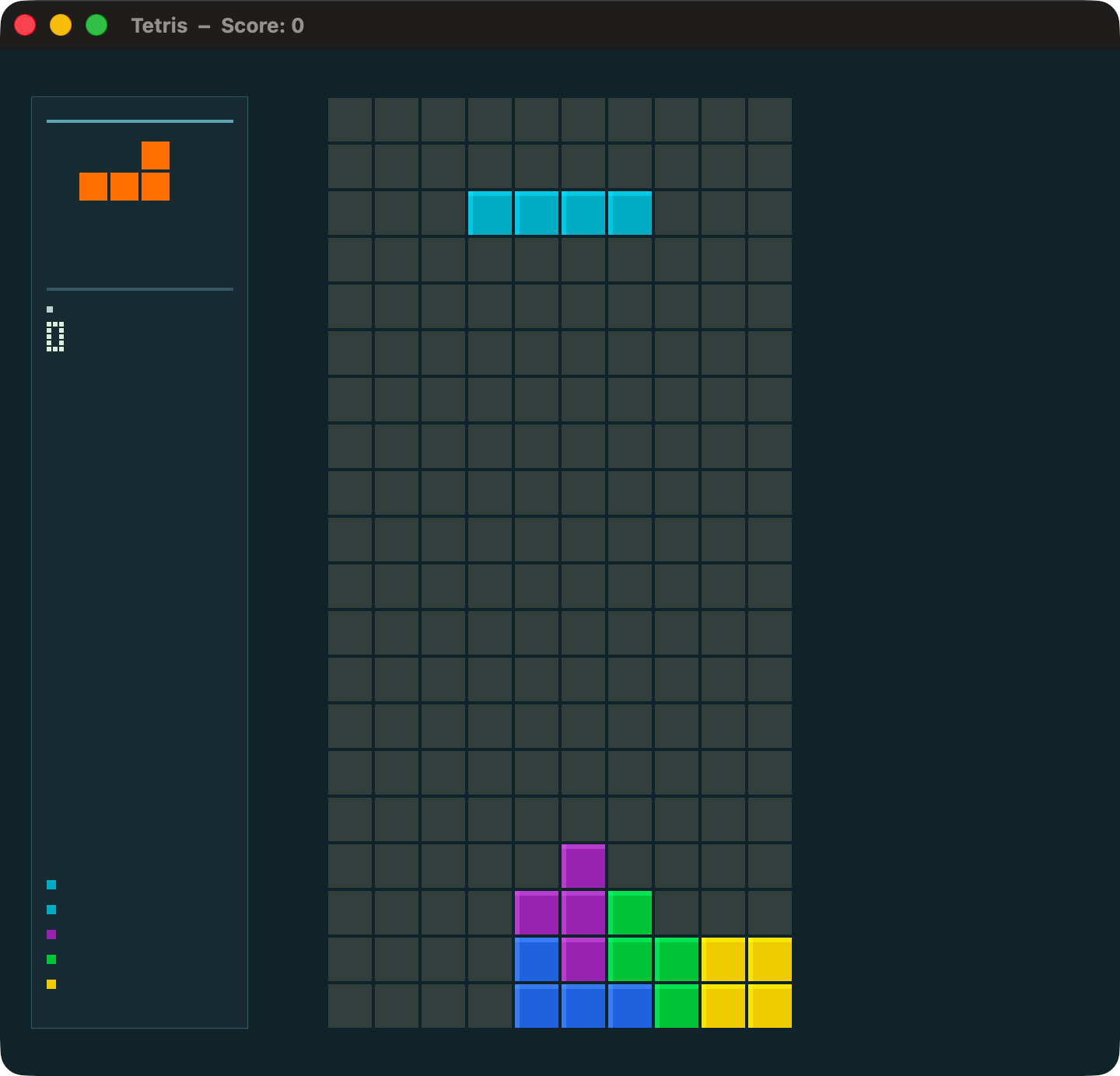 Tetris in C 1